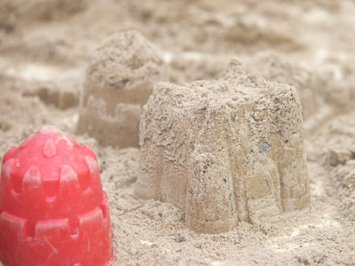 Castles made of sand.