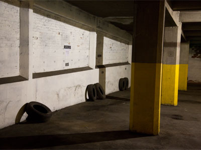 By the time I leave, my parking garage is mostly empty.