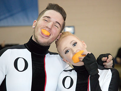 The O stands for Onyx, not oranges.