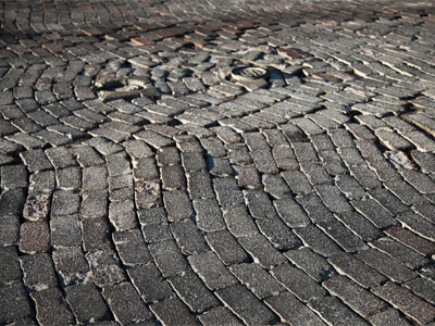 Straight lines sometimes go in curves.