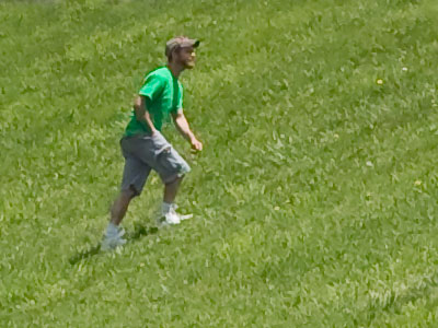 My advice to this guy:  take the stairs.