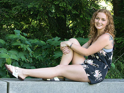 An attractive auburn.