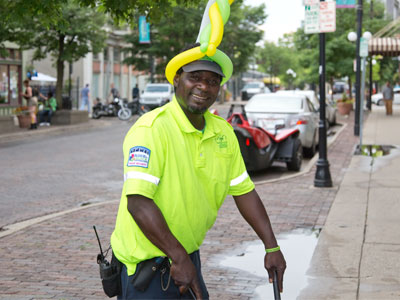 Keeping my neighborhood a clean and friendly place.