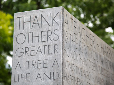 Sculpture by Jon Barlow Hudson.