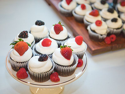 There`s fruit on top, so it`s good for me to eat them.