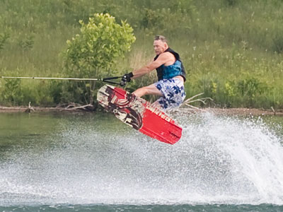 I`ll just watch, safe and dry, from the edge of the lake.