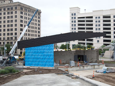 The first concert at this new venue is on August 9.