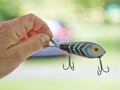 From grandpa`s tackle box.