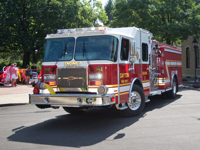 If your house catches fire during our parade, good luck!