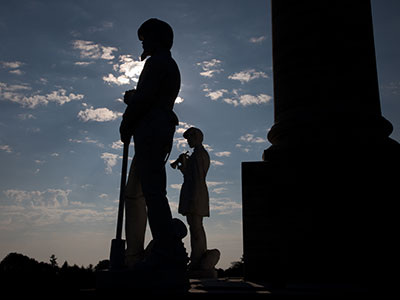 But the heart that beat as they beat in the battle`s raging day heat lieth still.