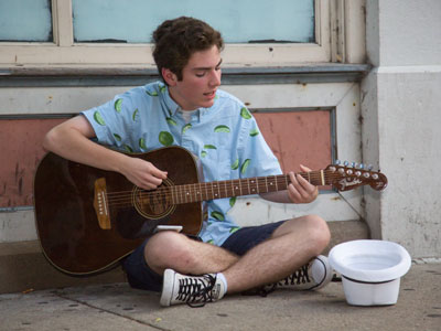 I put some money in his hat and then took a few photos.  It was a win-win situation.