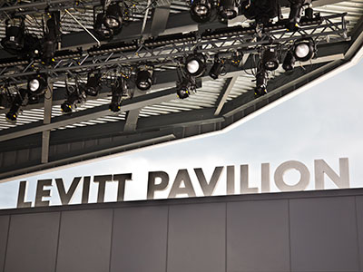 The new downtown concert stage is finally open!