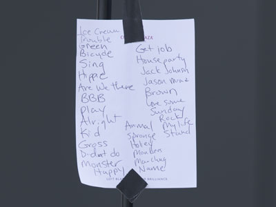 Only I know that they didn`t follow their set list.