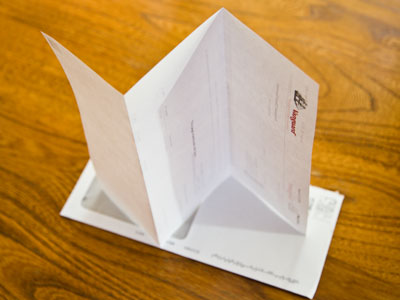 I signed up for electronic delivery so my financial institution won`t have to send me paper documents.  They sent me a letter in the mail thanking me.