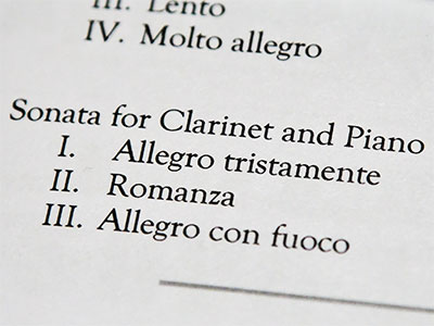 I wasn`t sure how to feel about this piece:  Allegro tristamente means `cheerful sad.`