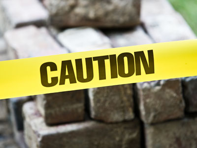 Suddenly there`s a big hole in the street.