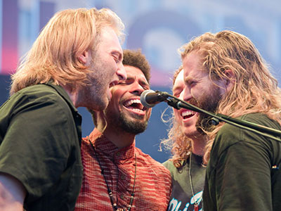 His entire band was very talented, and just really nice.