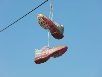 I walked in a different direction and saw different things.