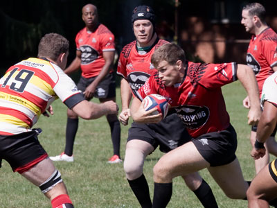 Equally entertaining was the bitter dialogue between the two coaches on the sideline -- one in an English accent.