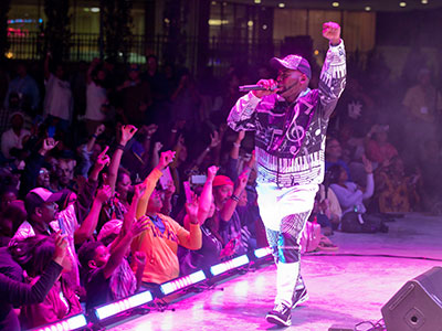 Everybody had a good time tonight at the Levitt.