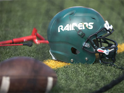 The player who kicks extra points practiced on the sideline, but he wasn`t needed on the field.