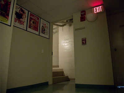 Many famous performers have passed through this same stage entrance.  They were also more interesting than me.