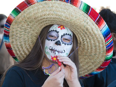 Everyone`s a Mexican on the Day of the Dead.