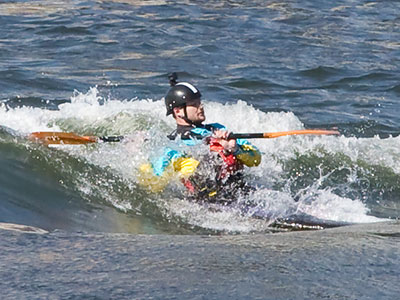 There`s always something interesting at the river.