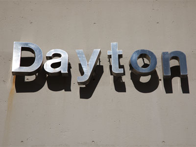 You can see it was sunny in Dayton, but it was cold too.