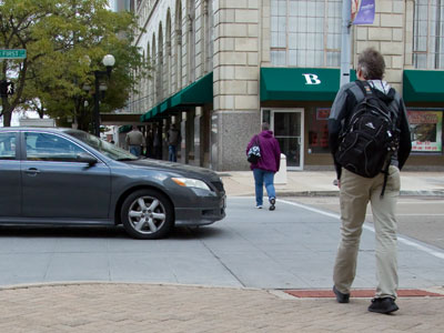 The most dangerous thing I do is cross the street.