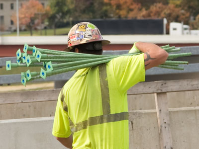 A man and his rebar.