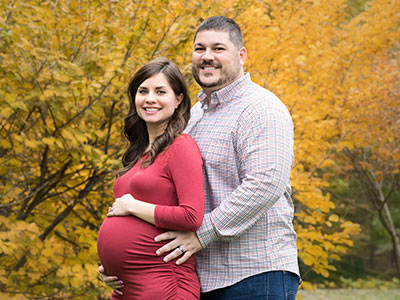 A lot has happened since I took their engagement photos in this same park (see February 16, 2014).