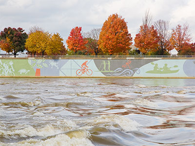 Beauty and danger go rushing past.