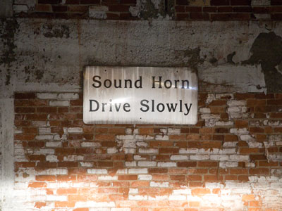 I drive slowly and people behind me sound their horns.