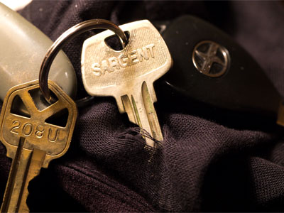 My keys keep getting snagged in a hole in my coat pocket.  Obviously, I need a new coat.