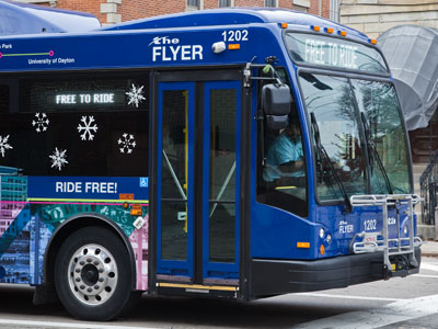 Maybe if public transportation was free, people would ride the bus.  NOPE!