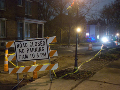 It`s after 6pm and they`re still working --  the sooner to finish this marathon project (see October 17, 2018).