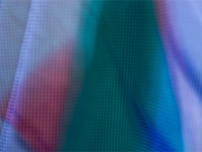 Second attempt:  not a disaster.  Stripes from my blue shirt appear on green and orange cloths with no stripes.