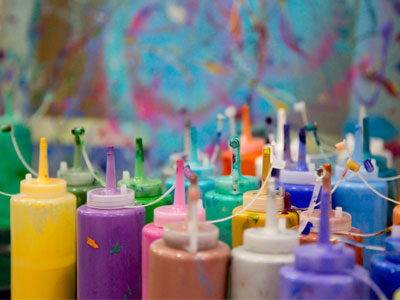 Artists are known for their creativity, not their neatness.