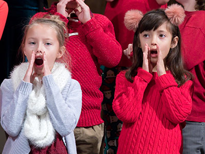 Cuteness abounds in the Kettering Children`s Choir.