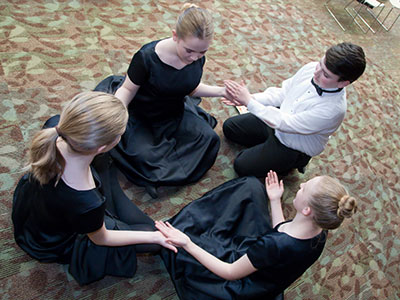 Letting off a little steam between two concerts today.