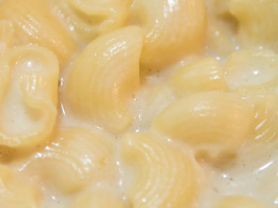 Macaroni and cheese makes everything better.