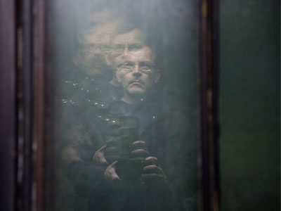 The basement becomes even creepier by my presence.