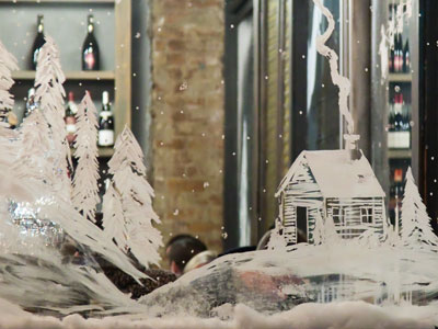 The horse knows the way to carry the sleigh.