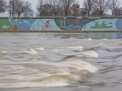 Probably not a good day to dip my feet in.