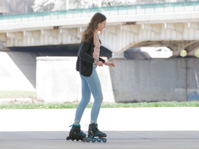My first roller skater of the season.