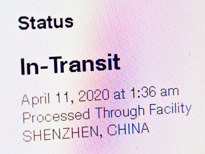 It`s ironic that the only toilet paper I could find will be shipped from China.