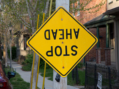 The whole world has turned upside down.