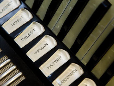 By far the instrument with the most buttons.