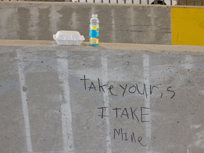 I didn`t take anything.  I wasn`t that hungry.